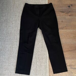 Talbots High-Waist Straight Black Pants, 6P